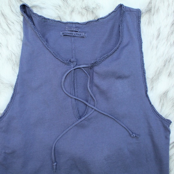 Abercrombie & Fitch Blue Tank Size S - Picture 4 of 8